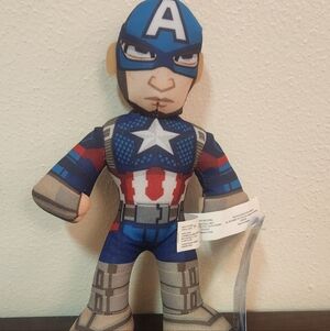 Marvel Captain America Plush Decor - Blue and Red
